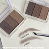 Eyebrow Powder 3Color Brow Palette Fills And Shapes Perfect Brows For Women