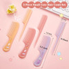 Small Cute Hair Comb 2 Piece Mini Hair Comb Set Toddler Combs For Girls Boys Kids Fine Tooth Comb Rat Tail Comb Detangling Hairdressing