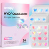 Avapy Pimple Patches For Face Cute Hydrocolloid Acne Patches Colorful Hologram Heart Sport Stickers Zits And Blemish Pimple Patch With