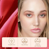 Hxssll Matte Lip Gloss Stain Peel Off Lip Liner Tattoo Pinkish Red Lip Tint Long Lasting Peel Off Lip Stain Waterproof Transfer Proof Lip