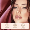 Juaazin Matte Liquid Lip Stain Peel Off Lip Liner Tattoo Brown Matte Peel Off Lip Stain Long Lasting Waterproof Lipstick Lip Gloss Stain