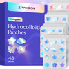 Voibon Hologram Pimple Patches For Face Cute Hydrocolloid Acne Patches Salicylic Acid And Tea Tree Colorful Star Spot Stickers Zits And
