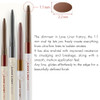 Loveliner Pencil Eyeliner Long Lasting Eyeliner For Precision And Versatility Smudge Proof Soft Rewindable Tip Travel Friendly Design Ash