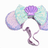 Batsysm Adjustable Mermaid Mouse Ears Hair Bow Headband Elastic Hairband For Baby Girls