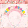 Vovii Birthday Girl Headband Princess Crown For Women Girls Happy Birthday Headband For Hair Accessories