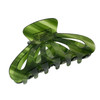 1 Piece Of Luxurious Green Diagonal Plastic Hair Clip For Women Suitable For Various Daily Wear Outdoor Dressing Beautiful And Fashionable