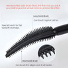 Mascara In Black Waterproof Mascara With Special Brush Smudge Proof Definition No Clumping And Long Lasting Volume And Lengthening