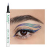 Evpct Chameleon Duo Chrome Liquid Eyeliner Teal Sapphire Blue Glitter Metallic Shimmer Liquid Eyeliner Multichrome Color Shift Long Lasting