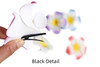 7Pcs Hawaiian Flower Hair Clips For Women Girls Plumeria Artificial Flower Clips Bridal Wedding Party Beach Hair Clips