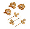Vintage Gold Hair Clips And Bobby Pins Metal Retro Pearl Flower Hair Pins
