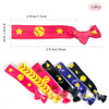 Fojoo Softball Hair Ties 12 Pack No Crease Hair Elastics For Girls