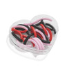 Eyelash Curler Refills With A Heart Case 30Pcs Colorful Eyelash Curler Pads Compatible With Universal Eye Lash Curler Soft And Elastic To