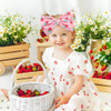 Yanjie 7 Strawberry Baby Bow For Girl Pink Headbands For Newborn Infant Toddlers Summer Outfits For Baby Girls Daisy Hair Accessories Hair