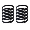 Kmyzqdv 10Pcs Wrap Around Hair Tie Snap Ties For Thick Curly Hair Adjustable Snappy Bungee Bands For Natural Ponytail Headband For Puff