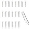 Luottscare 20 Eyebrow Razor Blades 20 Refill Blades For Dermaplane Razor For Women Face Small Face Razors Blades For Peach Fuzz And Fine