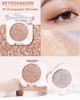 Enfuntins Shimmer Eyeshadow Metallic Holographic Champagne Gold