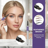 Nyxarajh Precision Eyebrow Tattoo Pen With 4 Fork Micro Tips Waterproof Quick Dry 5 Colors Available 1Ml 3 Dark Brown