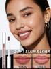 Qcmme Lip Stain Peel Off Lip Liner Stain With Tweezer Long Lasting Matte Lip Tint Tattoo Highly Pigmented Color Lip Makeup Waterproof