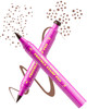Berinist Dual Ended Freckle Stamp Pen 2 In 1 For Face Caramel Brown