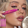 Dual Ended 2 In 1 Freckle Pen And Stamp Professional Waterproof Set With Precise Tip For Natural Sunkissed Freckles Smudge Proof Long Wear