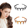 Ushjnv 2026 Zigzag Headbands For Women Non Slip Design 1 Amber Color