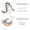 Ushjnv 2026 Zigzag Headbands For Women Non Slip Design 1 Amber Color