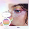 Sheeyoon Multichrome Shimmer Eyeshadow Chameleon Glitter Eyeshadow High Pigment Smudge Proof Sparkling Color Shifting Eye Highlighter Makeup