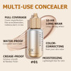 Qic Under Eye Concealer Hydrating Concealer Full Coverage For Dark Circles Spots Acne And Blemishes Delivers A Satin Finish Long Wear Vegan