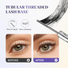 Hjxuqime Iron Wand Mascara 2025 New Brushless Metal Wand Mascara Black Washable Metal Mascaras Waterproof Long Lasting 3D Curling Eyelash