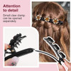 Precirise Hair Barrettes For Women Rhinestone Braided Hair Clips For Women