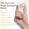 Wugbc Nude Pink Matte Eyeshadow Palette Single Eye Shadow Palette High Pigment Sombras Para Ojos Nude Eyeshadow Velvet Compact Pressed