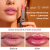Hhltoh Rose Honey Lipstick Tinted Lip Balm Shine Moisturizing Lipstick For Women Natural Nourishing Hydrating Lip Color Gloss Stain For Dry