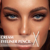 Wugbc 2 Pcs Nude Waterline Eyeliner Pencil Cream Gel Eyeliner Smooth Waterproof Smudge Proof Lasting Ultra Pigmented Eye Brightener Pen With