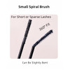 Small Brush Black Mascara For Fine Short Lashes Waterproof Long Lasting And Volume Smudge Proof Easy To Apply