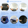 Franimo Graduation Cap Headband With Hook And Loop Felt Clear