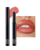 Orange Lipstick For Women Metallic Shimmer Lip Gloss Makeup Long Lasting