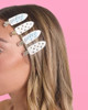 Xo Fetti 4Pc Wifey Beauty Acrylic Hair Clips Bachelorette Accessory Gift