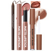 Noerrors Juicy Nude Lip Kit With Matte Lipstick And Nourishing Lip Gloss And Brown Lip Liner Moisturizing Glossy High Shine Pluming Lip