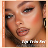 Noerrors Juicy Nude Lip Kit With Matte Lipstick And Nourishing Lip Gloss And Brown Lip Liner Moisturizing Glossy High Shine Pluming Lip