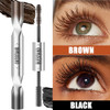 Women S Tubing Mascara 2 In 1 Black And Brown Double Ended Volumizing And Lengthening Waterproof No Smudge Hypoallergenic And Easy Removal