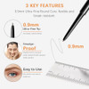 Maveni Browcharm Microblading Brow Pencil 0.9Mm Fine Tip Waterproof Eyebrow Pencil With 1 Plus 1 Same Color Refills Shapes Defines Fills And