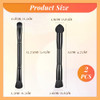 2 Pcs Dual Ended Hairline Powder Brushes 2 In 1 Travel Makeup Powder Brush With Sponge Tip And Soft Bristles Hairline Concealer Brush Set