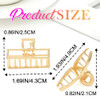 Cakure Gold Hair Clips Mini Claw Clips For Thin Hair Accessories For Women Pack Of 2