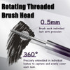 Iron Wand Mascara Waterproof And Smudge Proof Metal Wand Mascara Black