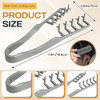Texture Comb Textured Styling Comb Volumizing Wide Tooth Hair Styling Comb For Men Women Gray
