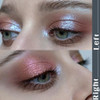 Noerrors Plum Blue Holographic Pigmented Glitter Eyeshadow Duochrome Half Magic Metallic Mauve Pink Eye Shadow Palette Waterproof Sparkly