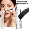 Waterproof Fiber Mascara Curling Silver Stick Mascara Black 0.12Oz 1Pcs