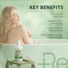 Recuren Plus Antifungal Body Wash Soap Antibacterial Shower Gel For Back Acne Seborrheic Dermatitis Folliculitis Psoriasis Jock Itch And