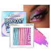 Afflano Chameleon Eyeshadow Half Magic Multichrome Duo Chrome Eyeshadow Palette Color Shift Holographic Sparkle Blue Pink Purple Rainbow