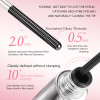 Iron Wand Mascara Brown Washable Mascara Volumizing Lengthening And Curling With Metal Wand Smudge Proof Flake Free Clump Free Brown